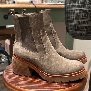 Women's Suede Chelsea style Ankle Boots